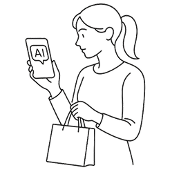 Illustration representing Online Stores & Boutique Brands use case